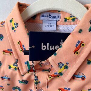 Boy - 12 - NWT Blue Quail Co Jeep Performance Polo Shirt
